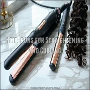 Hair Irons for Straightening and Curling