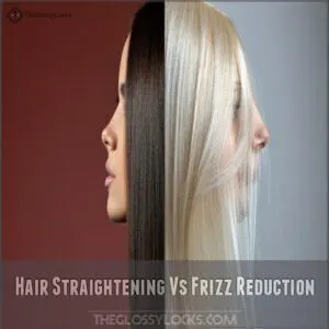 Hair Straightening Vs Frizz Reduction