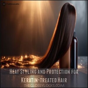 Heat Styling and Protection for Keratin-treated Hair