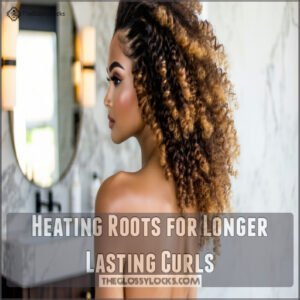 Heating Roots for Longer Lasting Curls