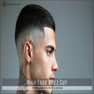 High Fade Buzz Cut