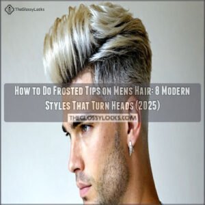 how to do frosted tips on mens hair