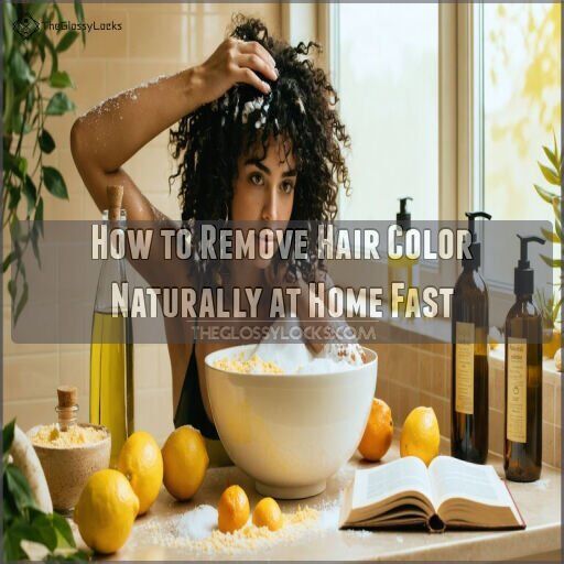 How To Remove Hair Color Naturally At Home Fast