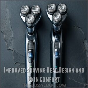 Improved Shaving Head Design and Skin Comfort