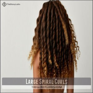 Large Spiral Curls