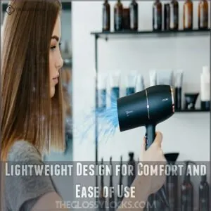 Lightweight Design for Comfort and Ease of Use