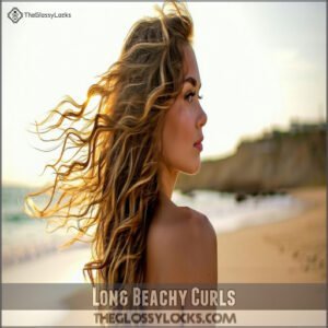 Long Beachy Curls