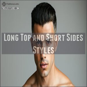 Long Top and Short Sides Styles