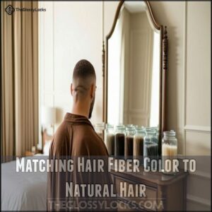 Matching Hair Fiber Color to Natural Hair