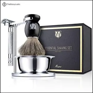 Miusco Men's Wet Shaving Kit, B07FNCHT39