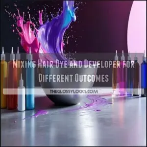 Mixing Hair Dye and Developer for Different Outcomes Mixing Hair Dye and Developer for Different Outcomes