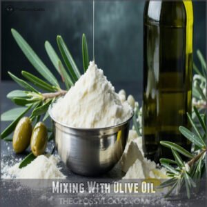 Mixing With Olive Oil