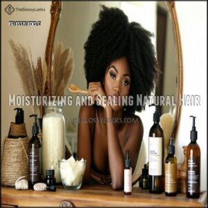 Moisturizing and Sealing Natural Hair