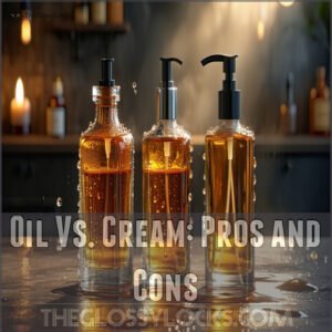 Oil Vs. Cream: Pros and Cons