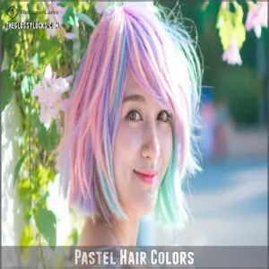 Pastel Hair Colors