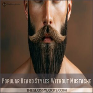 Popular Beard Styles Without Mustache