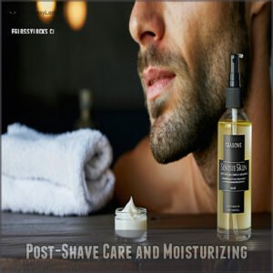 Post-Shave Care and Moisturizing