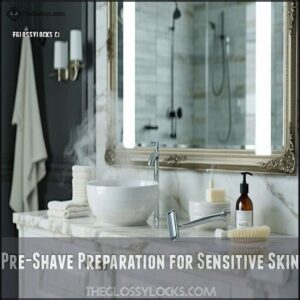 Pre-Shave Preparation for Sensitive Skin