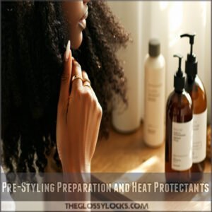 Pre-Styling Preparation and Heat Protectants