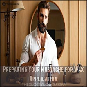 Preparing Your Mustache for Wax Application