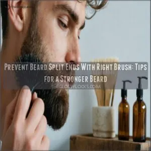 prevent beard split ends with right brush