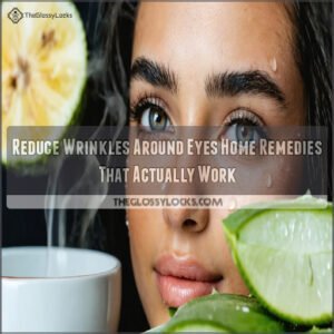 reduce wrinkles around eyes home remedies