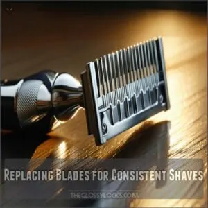 Replacing Blades for Consistent Shaves