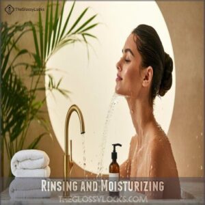 Rinsing and Moisturizing Rinsing and Moisturizing