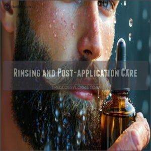 Rinsing and Post-application Care