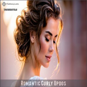 Romantic Curly Updos