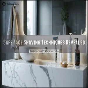 safe face shaving techniques