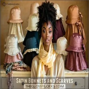 Satin Bonnets and Scarves Satin Bonnets and Scarves