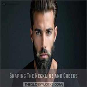 Shaping The Neckline and Cheeks