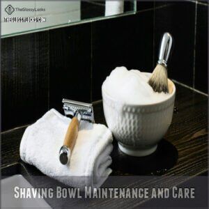 Shaving Bowl Maintenance and Care