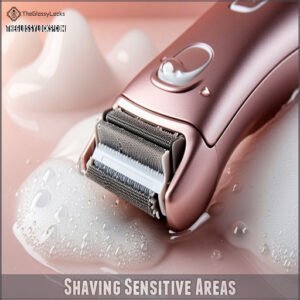 Shaving Sensitive Areas