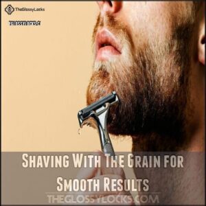 Shaving With The Grain for Smooth Results