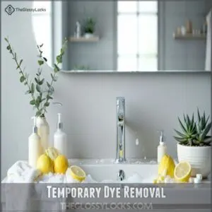 Temporary Dye Removal