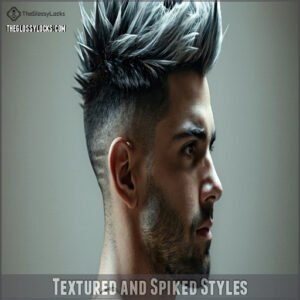 Textured and Spiked Styles