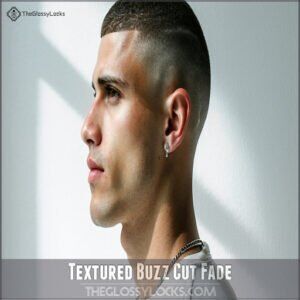 Textured Buzz Cut Fade