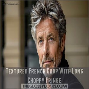 Textured French Crop With Long Choppy Fringe