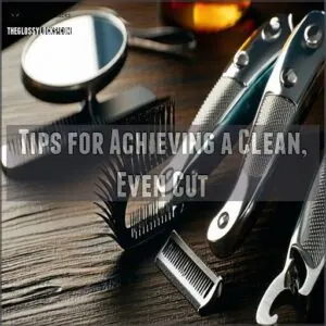 Tips for Achieving a Clean, Even Cut Tips for Achieving a Clean, Even Cut