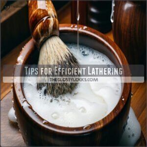 Tips for Efficient Lathering