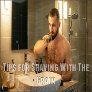 Tips for Shaving With The Grain Tips for Shaving With The Grain
