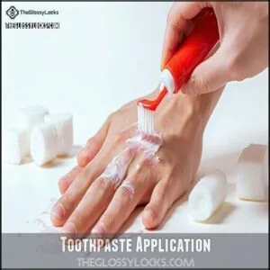 Toothpaste Application
