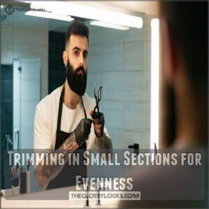 Trimming in Small Sections for Evenness