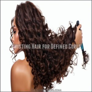 Twisting Hair for Defined Curls