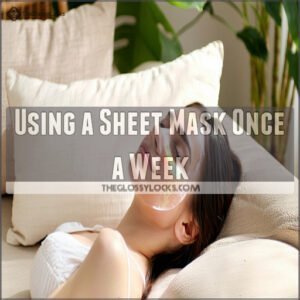 Using a Sheet Mask Once a Week