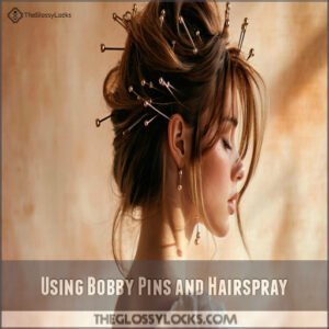 Using Bobby Pins and Hairspray