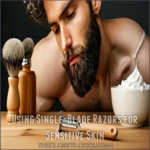 Using Single-Blade Razors for Sensitive Skin