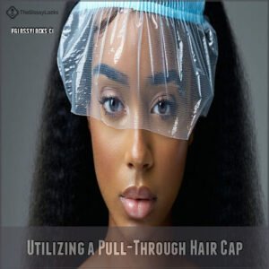 Utilizing a Pull-Through Hair Cap